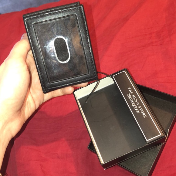 Black Real leather wallet - Picture 2 of 4